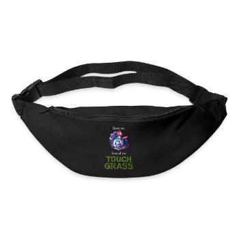 Gamergirl - Born To Game Forced To Touch Grass - Bum bag - black - Front