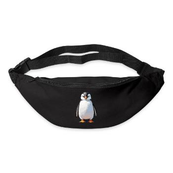 Penguin - Cute Animal Sticker - Gürteltasche - Schwarz - Vorne