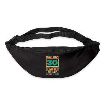 Funny 30th birthday gift - Bum bag - black - Front