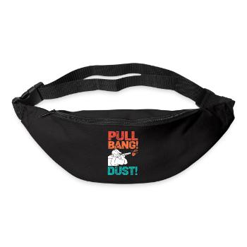 Clay pigeons - Bum bag - black - Front