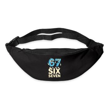 US Flag 67 Memes Six Seven - Bum bag - black - Front