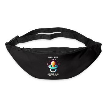 Hard Mode: Single Dad | Single parent - Bum bag - black - Front