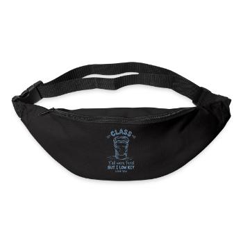École d’appréciation des enseignants Vous étiez sauvages - Sac banane - noir - Devant