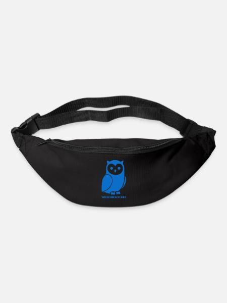 Minimalistisches Wiesenbewacher Design - Gürteltasche - Schwarz
