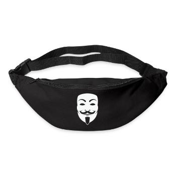 Anonymus_Maske - Sac banane - noir - Devant