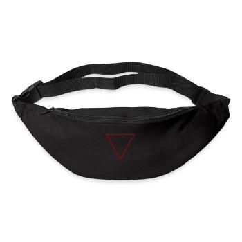 Motiv Dreieck - Gürteltasche - Schwarz - Vorne
