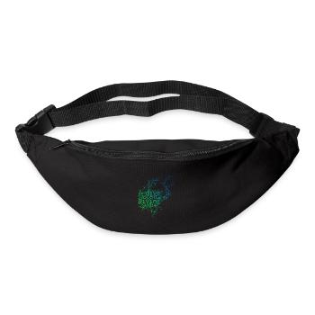 Plongeur Scuba Diver Plongée sous-marine Taucher - Sac banane - noir - Devant