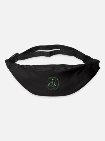 pi Zahl - Gürteltasche - Schwarz