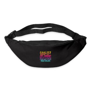 Der coolste Kunstlehrer - Gürteltasche - Schwarz - Vorne