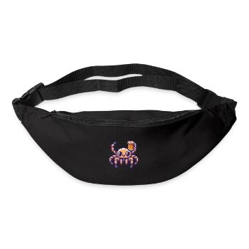 Tarantula Pixel Bière - Sac banane - noir - Devant