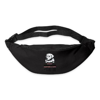 Ohne Maremma Sheepdog ist alles doof - Gürteltasche - Schwarz - Vorne