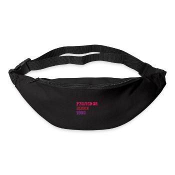 1980 Geburtstag Prinzessin - Gürteltasche - Schwarz - Vorne