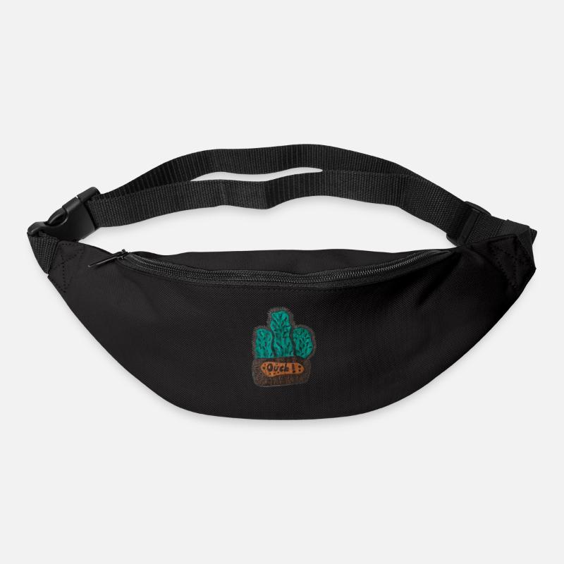 Cactus - Sac banane - noir