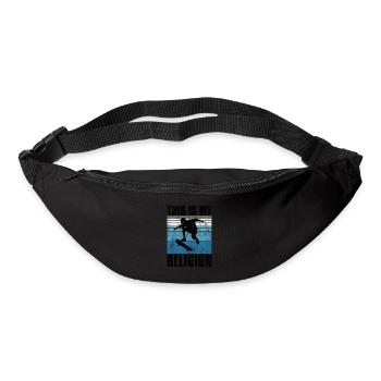 This is My Religion Skateboard Skate Skateboarder - Sac banane - noir - Devant