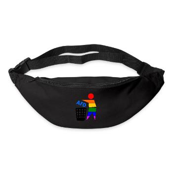 Fck afd - halte deine umwelt sauber - Gürteltasche - Schwarz - Vorne