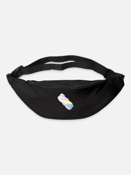 Smiley Marshmallow - Sac banane - noir