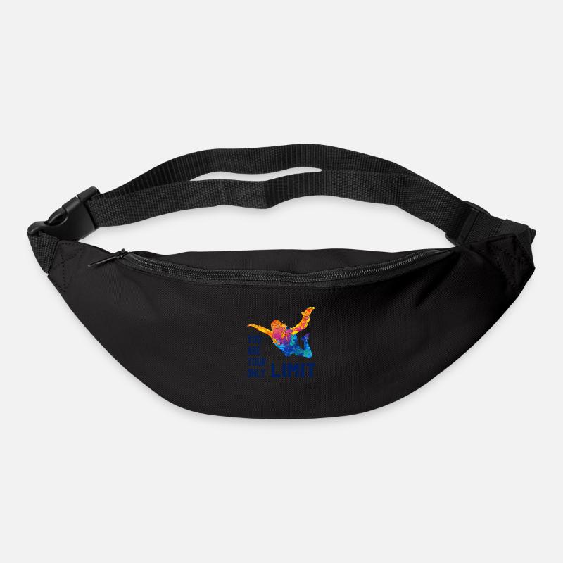 Skydive Fallschirmspringer Skydiver Freifall - Gürteltasche - Schwarz