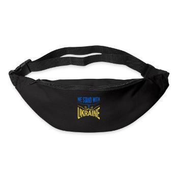We Stand Ukraine - Bum bag - black - Front