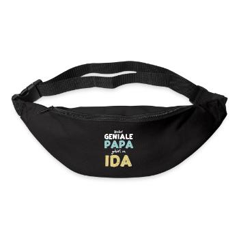 Dieser Geniale Papa Gehört Zu Ida - Gürteltasche - Schwarz - Vorne