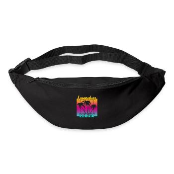 Lampedusa Italy - Gürteltasche - Schwarz - Vorne