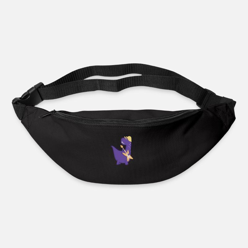 Purple Dinosaur Rocker E-Gitarre - Gürteltasche - Schwarz