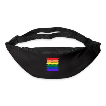 LGBTQIA+ Minimalist - Bum bag - black - Front