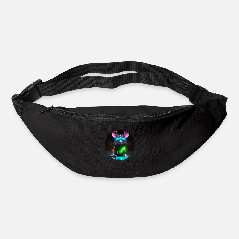 Cyber-Maus - Gürteltasche - Schwarz