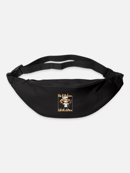 Küchenaffe Banana Vibes - Gürteltasche - Schwarz