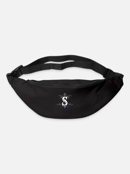 Buchstabe S Buchstabe-S - Gürteltasche - Schwarz