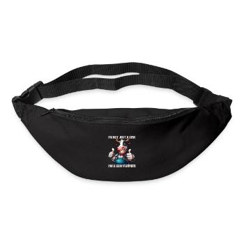 Bauer Kuh - Gürteltasche - Schwarz - Vorne