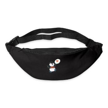 Pinguinmusik - Gürteltasche - Schwarz - Vorne