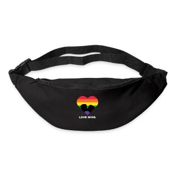 love wins - Gürteltasche - Schwarz - Vorne