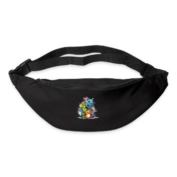 Les streums n°2 - Sac banane - noir - Devant