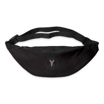 Reindeer Biker Rebell - Gürteltasche - Schwarz - Vorne