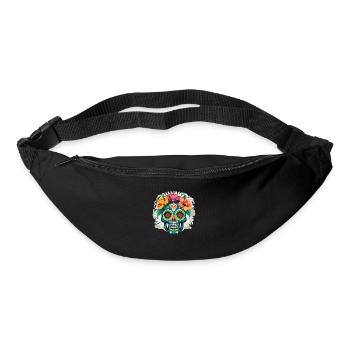 Calavera - Colorful Skull - Bum bag - black - Front