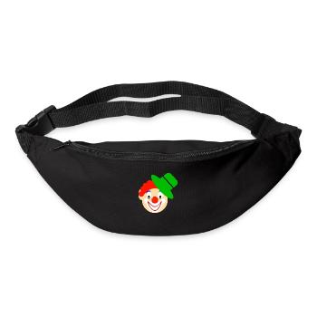 Clown, Clown Face - Bum bag - black - Front