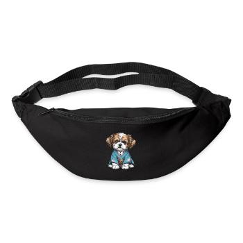 Shih Tzu In Kimono - Bum bag - black - Front