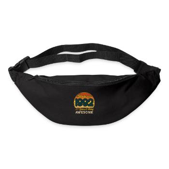 Born in 1992 - Vintage 1992 Retro Birthday - Bum bag - black - Front