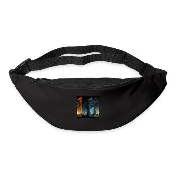 Magical Tree Landscapes in the Annual Cycle - Bum bag - black - Front