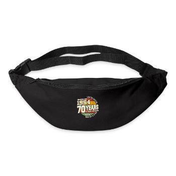 1954 Vintage Retro Classic 70 Jahre - Gürteltasche - Schwarz - Vorne