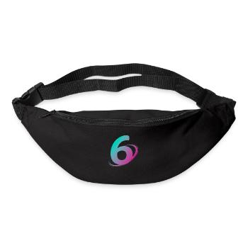 Nummer 6 mehrfarbig - Gürteltasche - Schwarz - Vorne