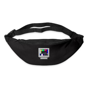 CRT design -No signal (bands) - Bum bag - black - Front