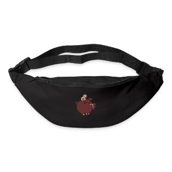 sparschweini - Gürteltasche - Schwarz - Vorne