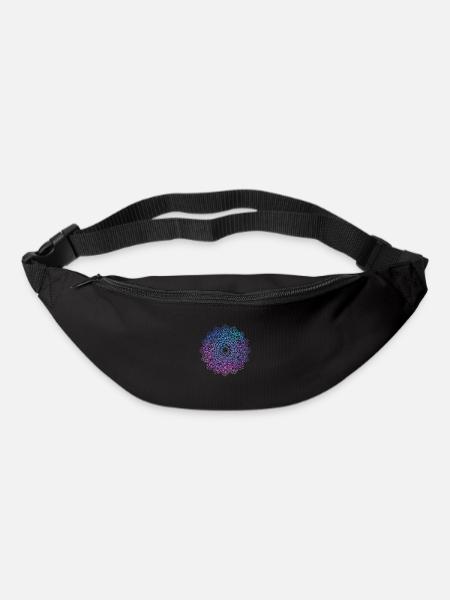 Reiki Mandala Spirituelle guérison Chakra Méditation - Sac banane - noir