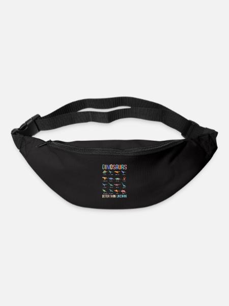 Cool Dinosaur Fan Dino Boys Trex - Bum bag - black
