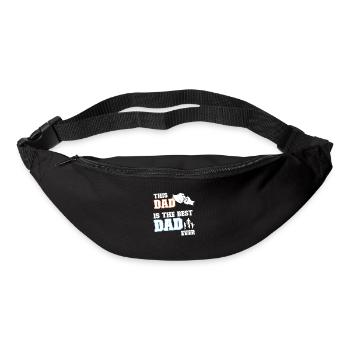 This Dad is the best Dad ever - Father's Day Gift - Bum bag - black - Front
