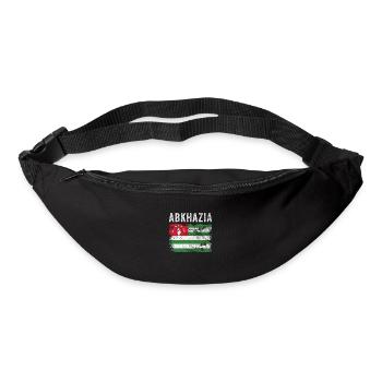 Abkhazia Flag Distressed - Abkhaz Flag - Bum bag - black - Front
