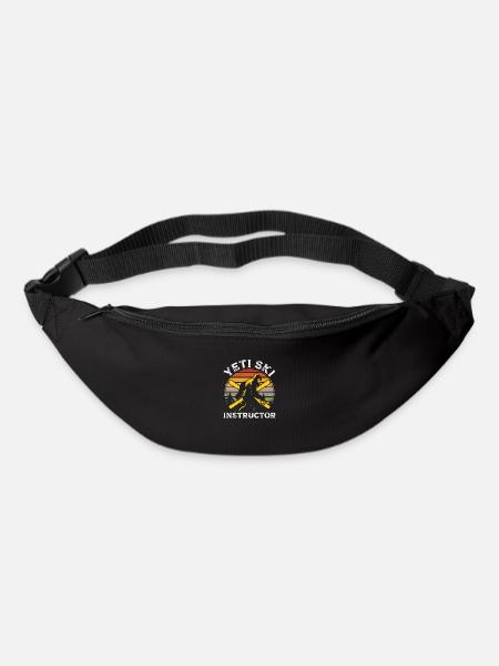 Skifahren Skilehrer Skiurlaub Skifahrer Geschenk - Gürteltasche - Schwarz