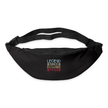 Legenden Geburtstag Dezember 1925 geboren Geschenk - Gürteltasche - Schwarz - Vorne