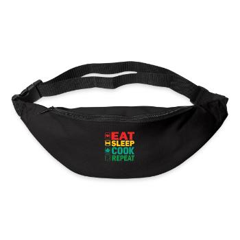 Chef Profession Gastronomy Cooking Chef's hat - Bum bag - black - Front
